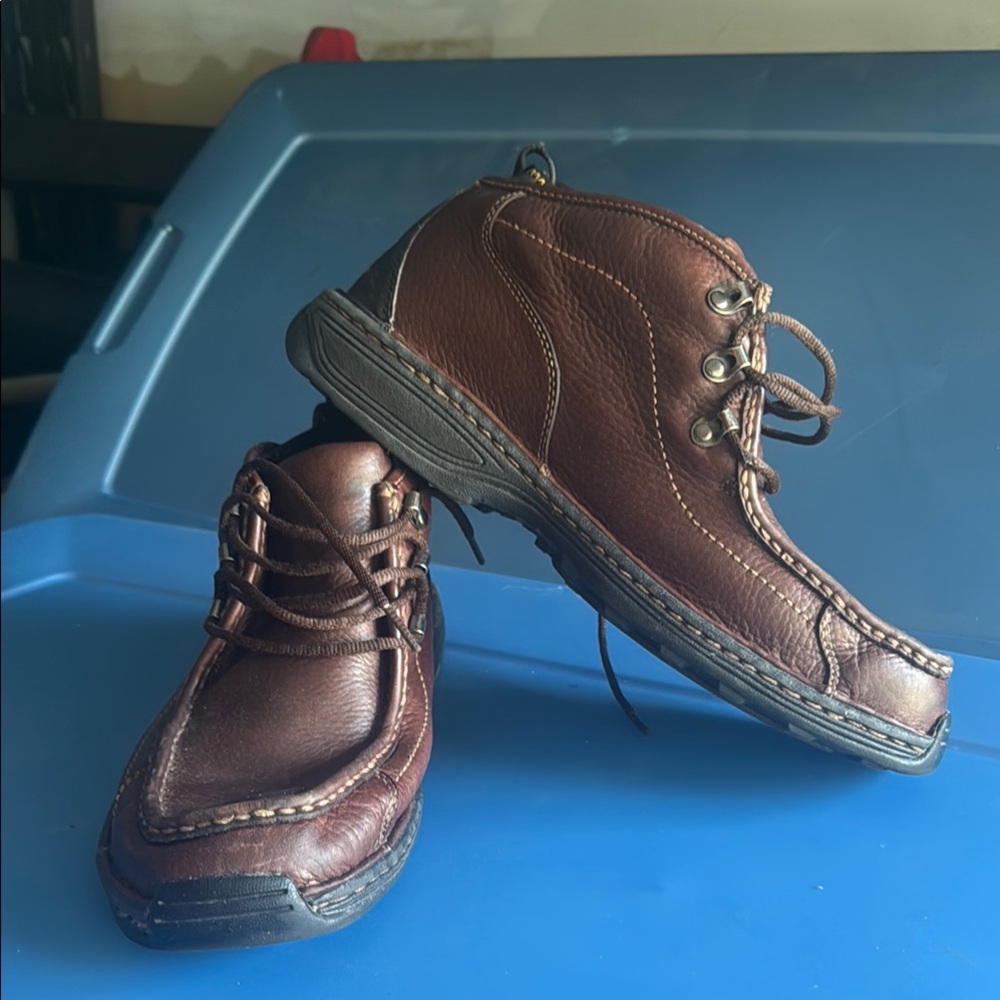 Men's Brown Leather Ankle Boots, Timberland 12 M